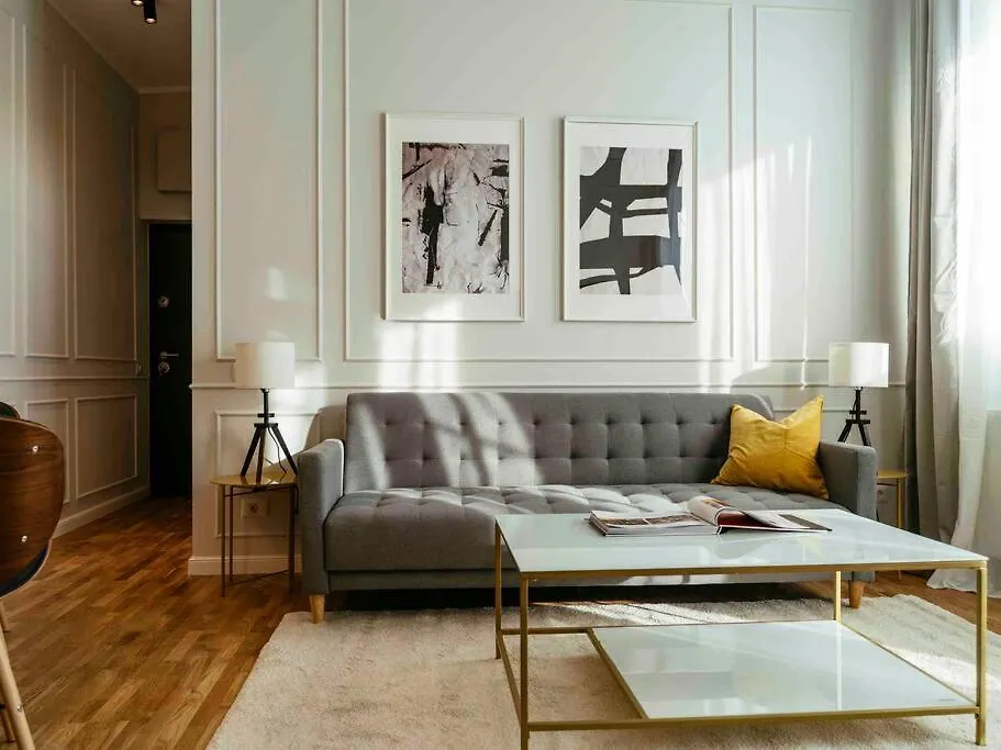 Apartament Bright 2Br Flat - Palace Hall - Charming Balcony Bukareszt